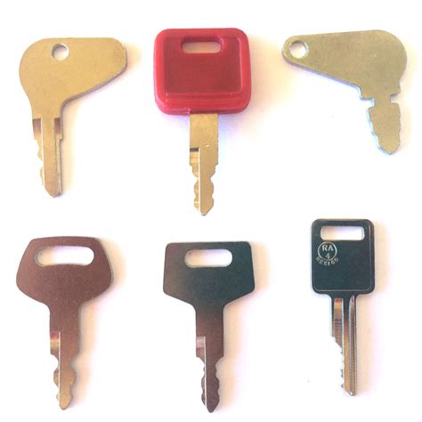 Case Heavy Equipment / Construction Ignition Key Set (6 Keys)